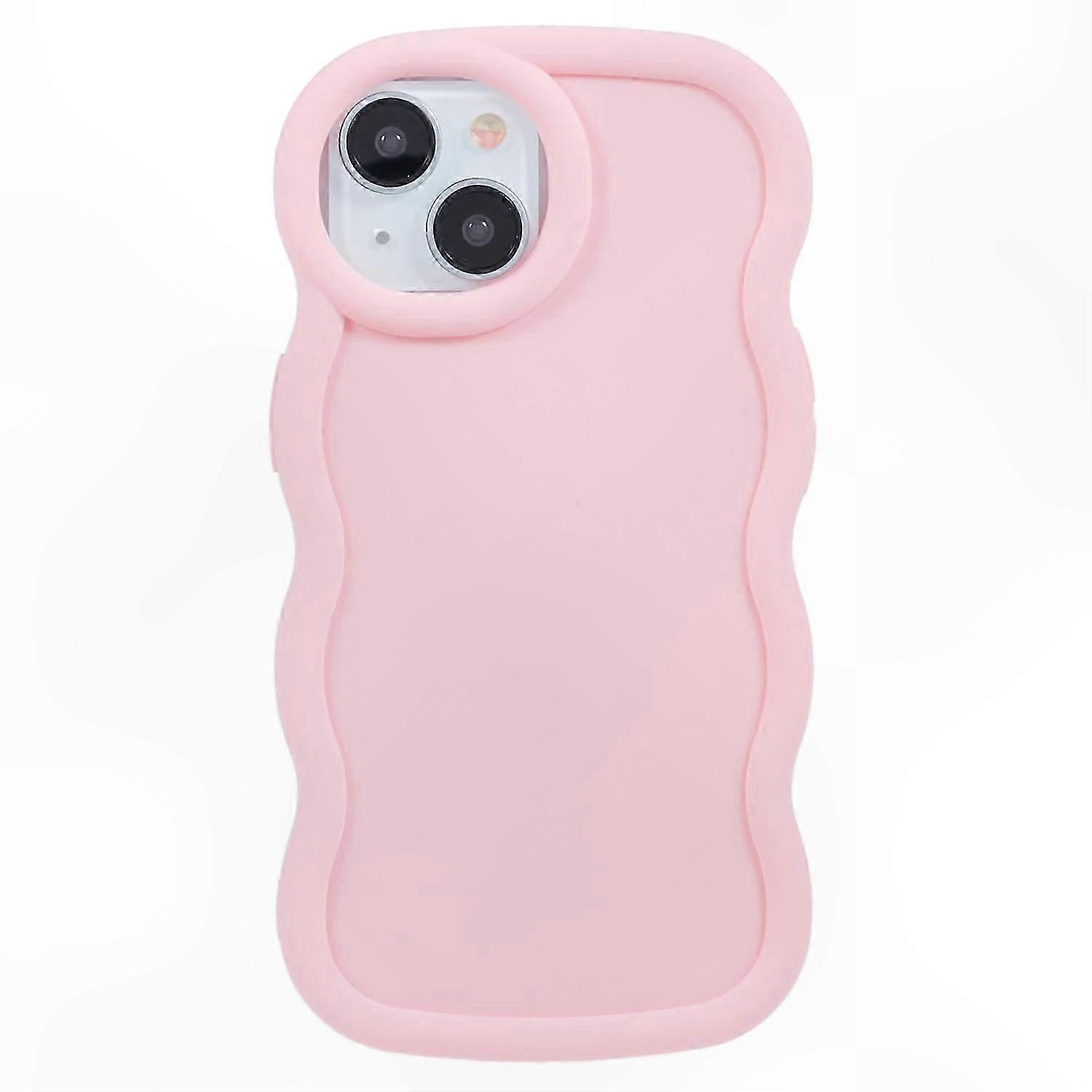 Unique Curly Wave Frame TPU Phone Case for XL Series - Black Protective Cover