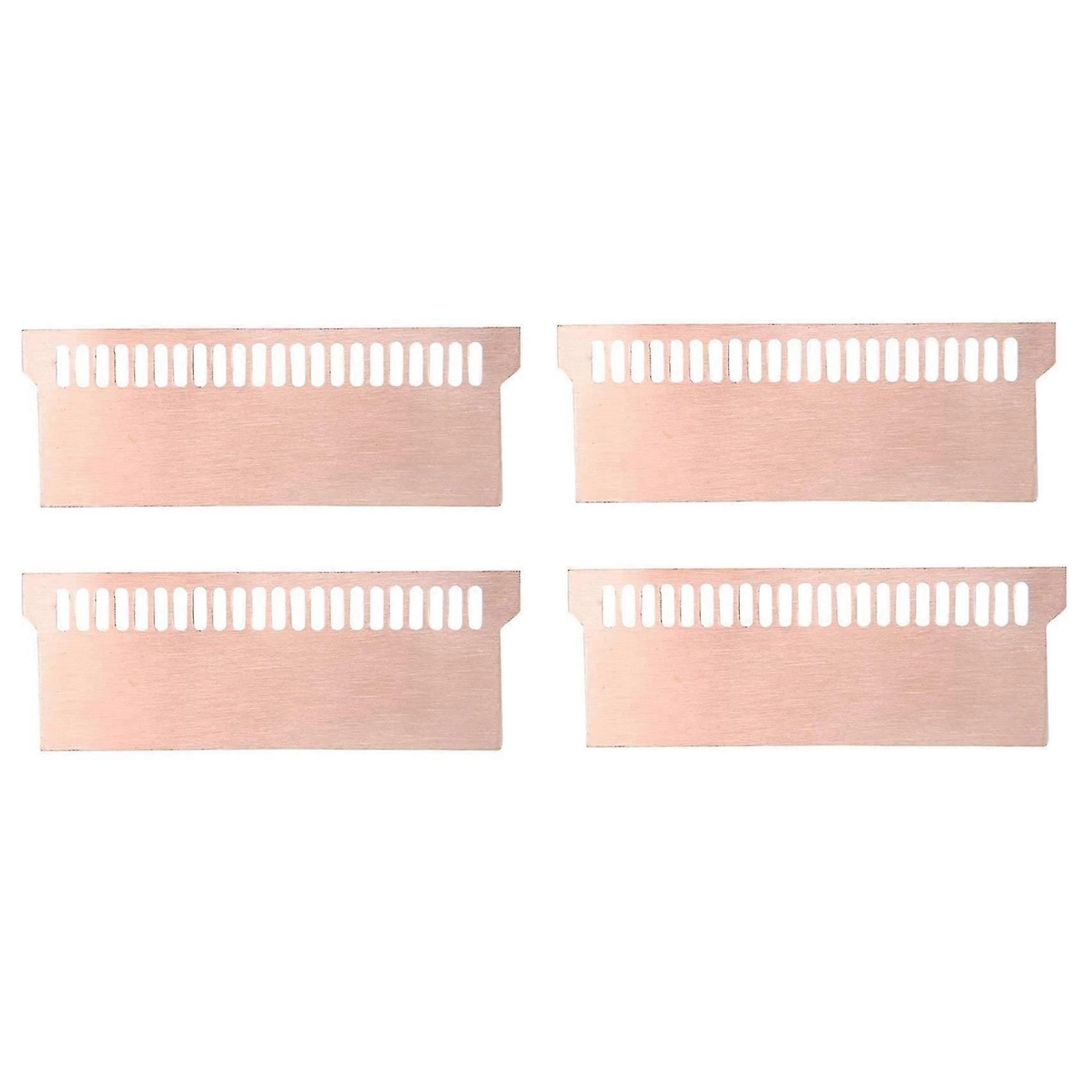 4 Pcs Pure Copper Notebook Gaming RAM Memory Cooler Heat Sink 0.5Mm