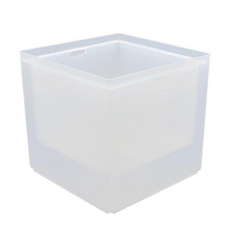 7カラフルな耐久性のあるLEDダブルレイヤースクエアアイスバケツウォーターホルダー37MF|アイスバケツ&トング