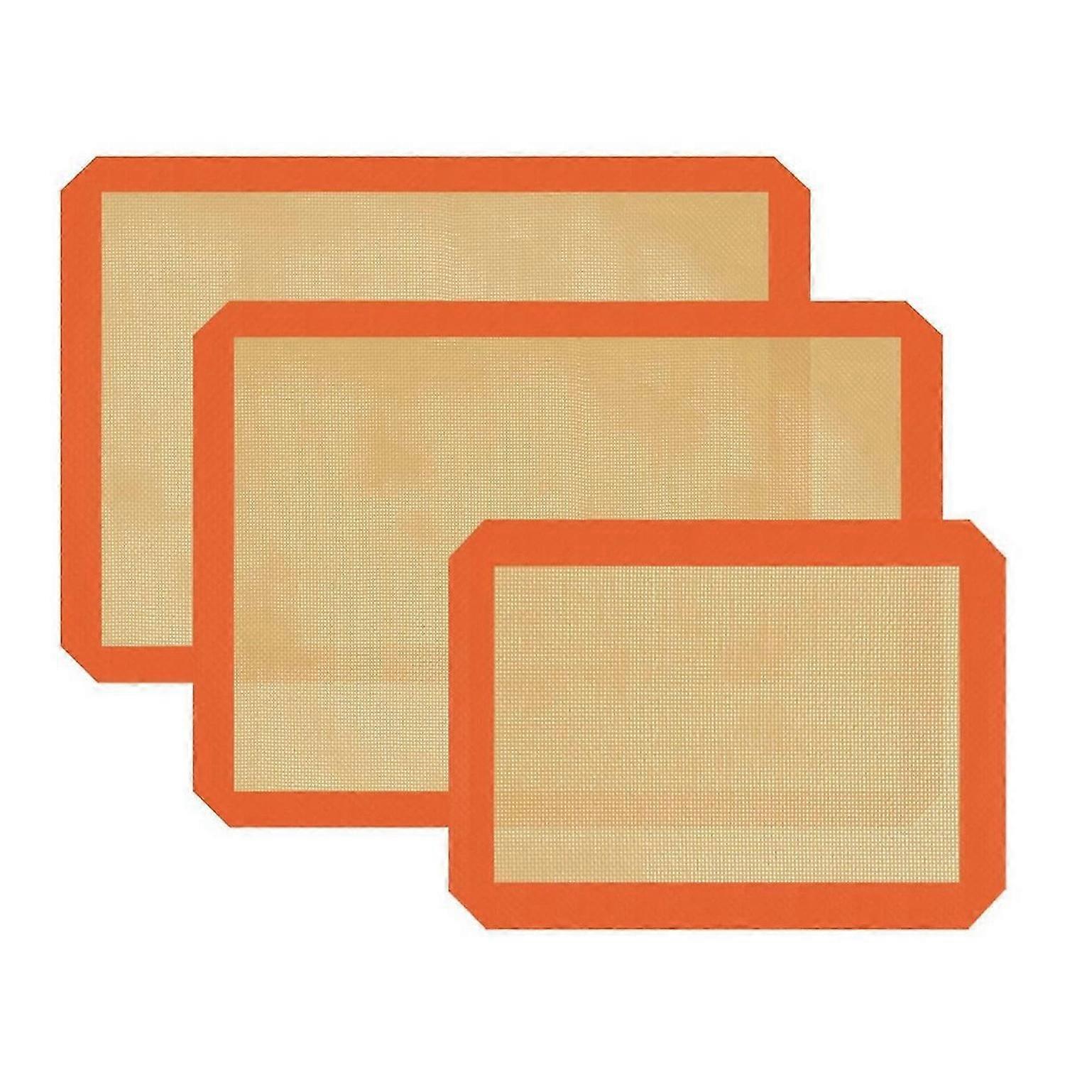 Silicone Baking Mat Set of 3, Silicone Baking Mats Cookie Sheet