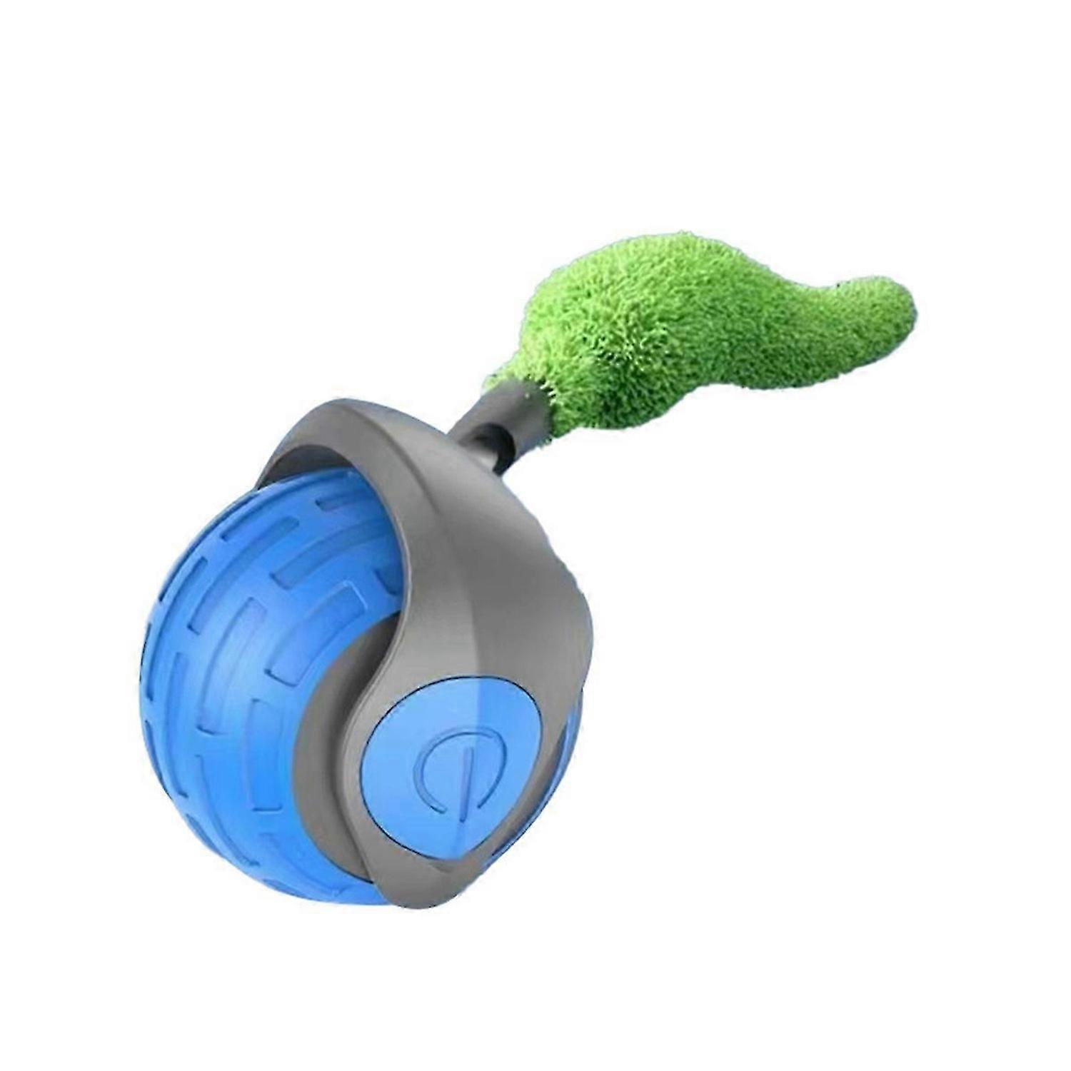 Interactive Cat Toy Indoor Smart Interactive Cat Toy Ball Blue