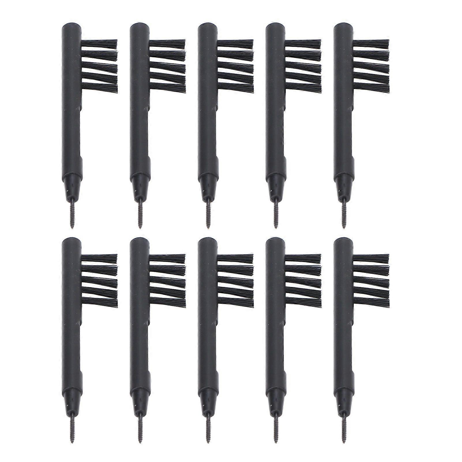 10Pcs/Set Amplificador Aparelho Auditivo Limpeza Escovas com Magnet Earplug Wax Loop Debris Cleaner para fones de ouvido fones de ouvido