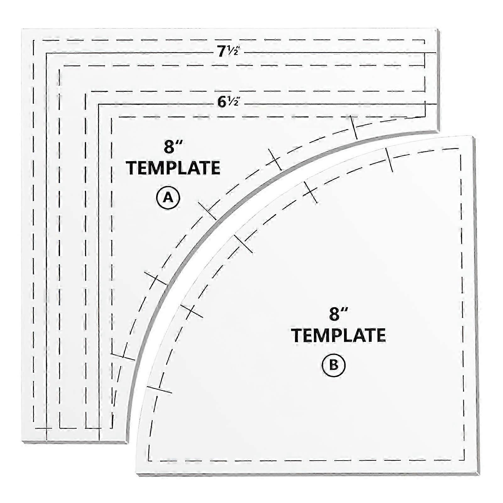 quilting and sewing templates drunkards-path for DIY art