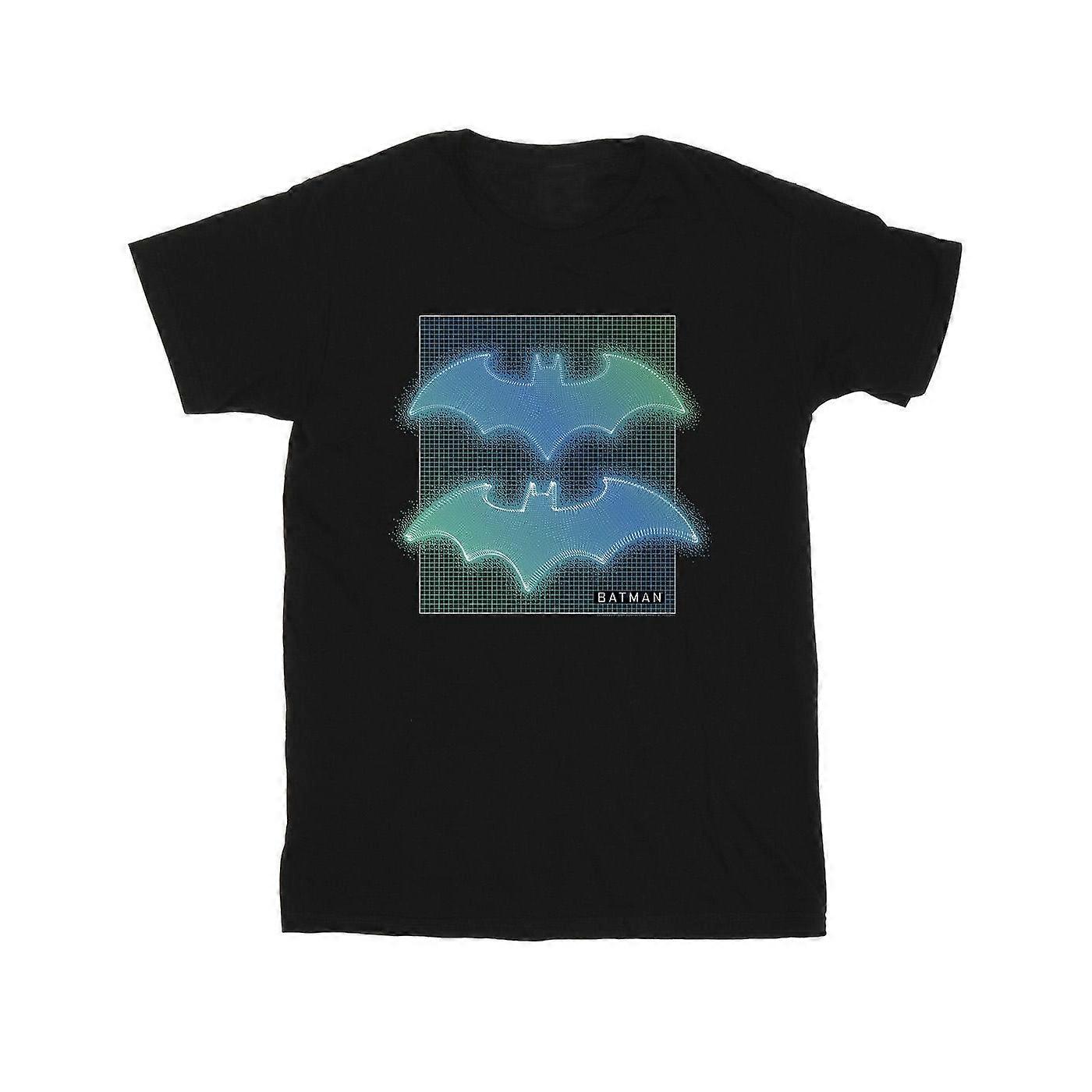 DC Comics Herren Batman Grid Gradient T-Shirt