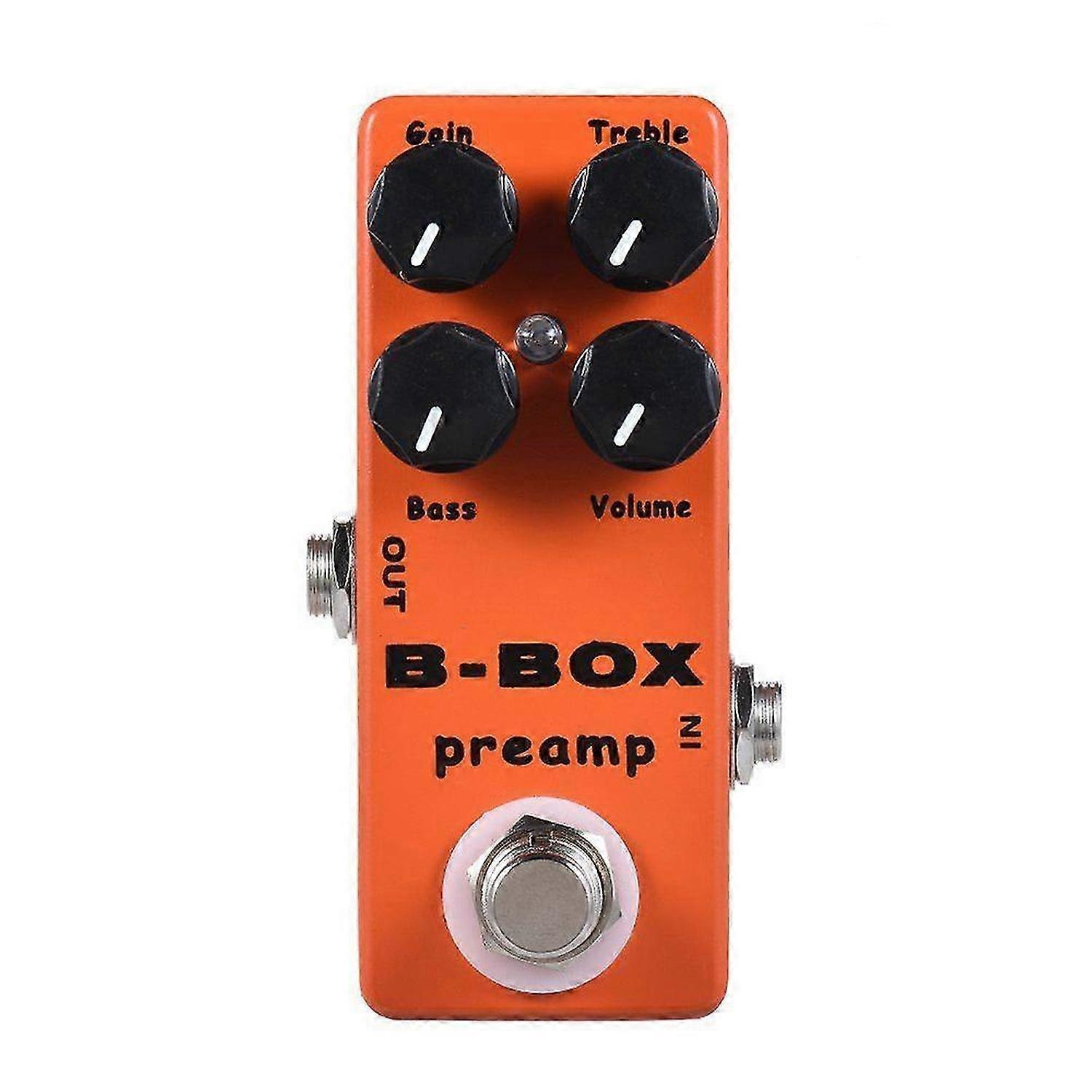 MOSKY B-Box גיטרה חשמלית Preamp אפקט Overdrive מעטפת מתכת