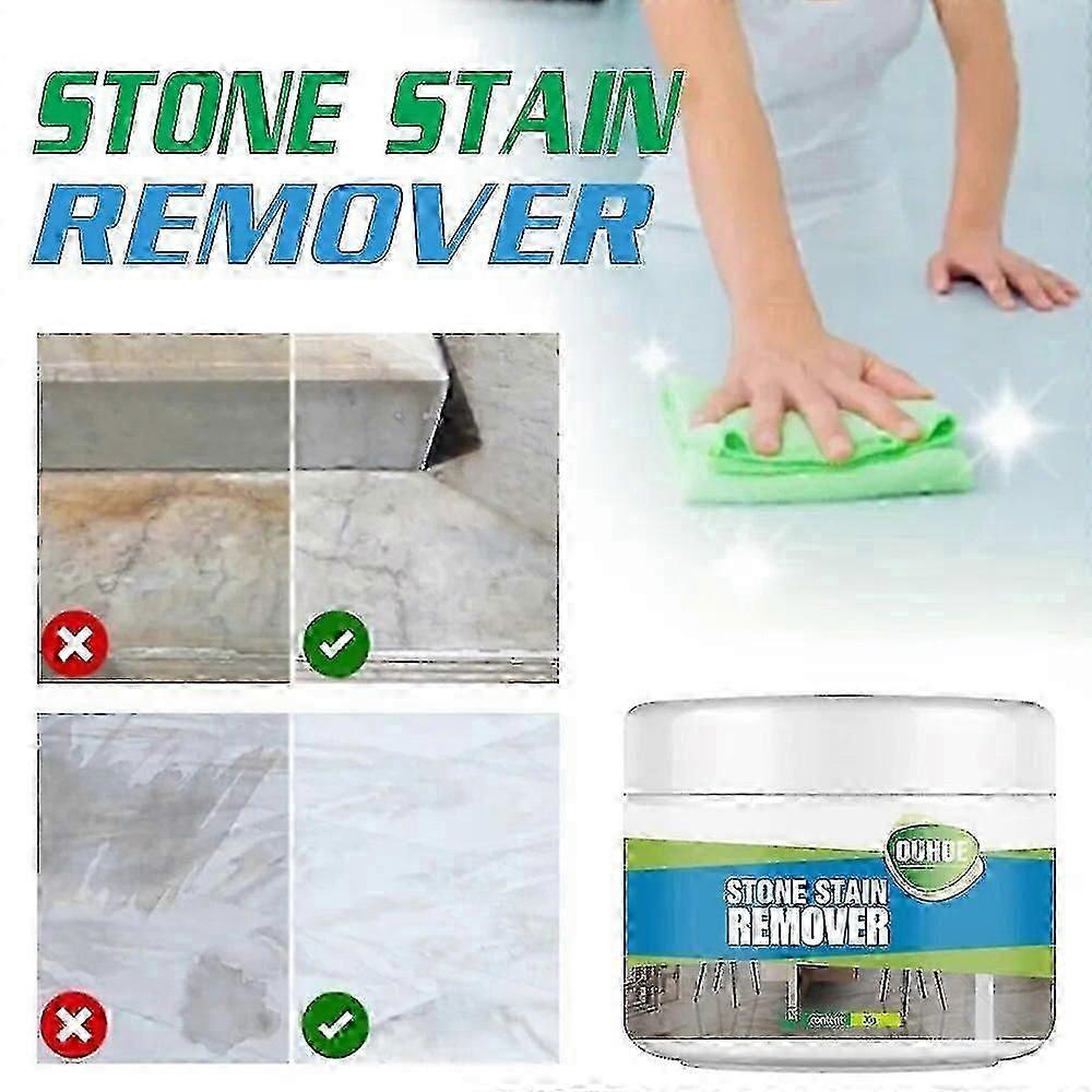 Powerful Stone Stain Remover Powder - Deep Cleaning Formula for Granite, Quartz, and Marble Tiles