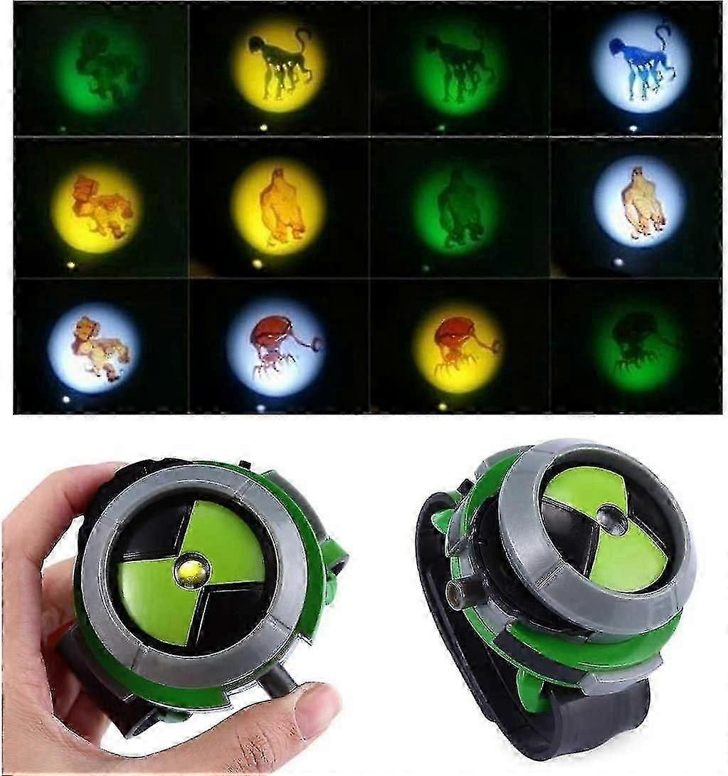 Kids Projector Watch Toys For Ben 10 Alien Force And Mysterious Projection Action Figures Model Toy For Kids Halloween