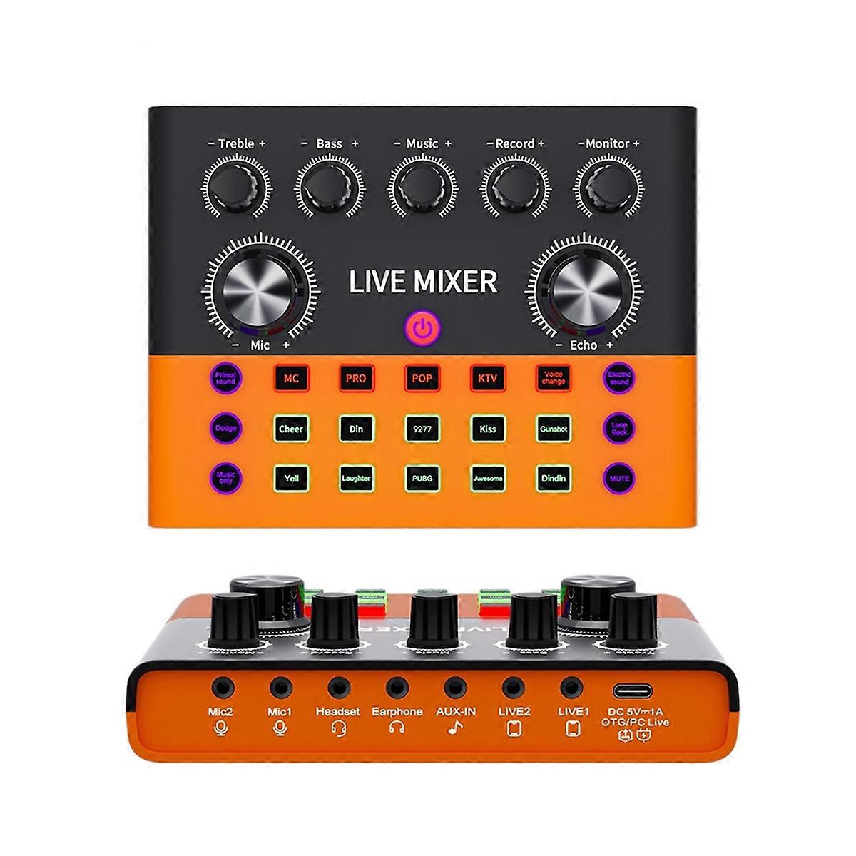 Professional Sound Card Live Sound Mixer Streaming Live
