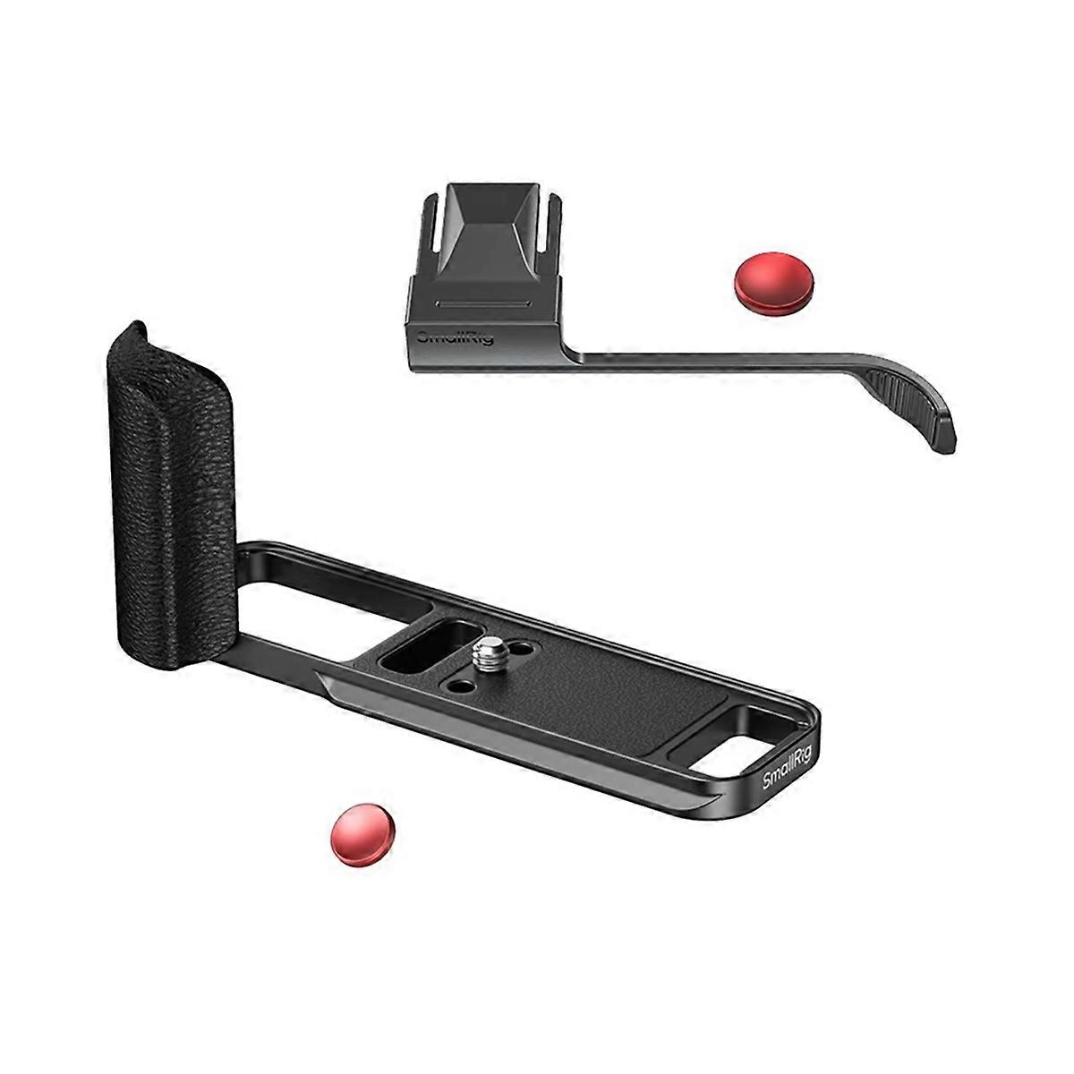 X-E5 L-Shaped Mount Plate with Silicone Handle for X-E5, Thumb Grip with Shutter Release Button Ki