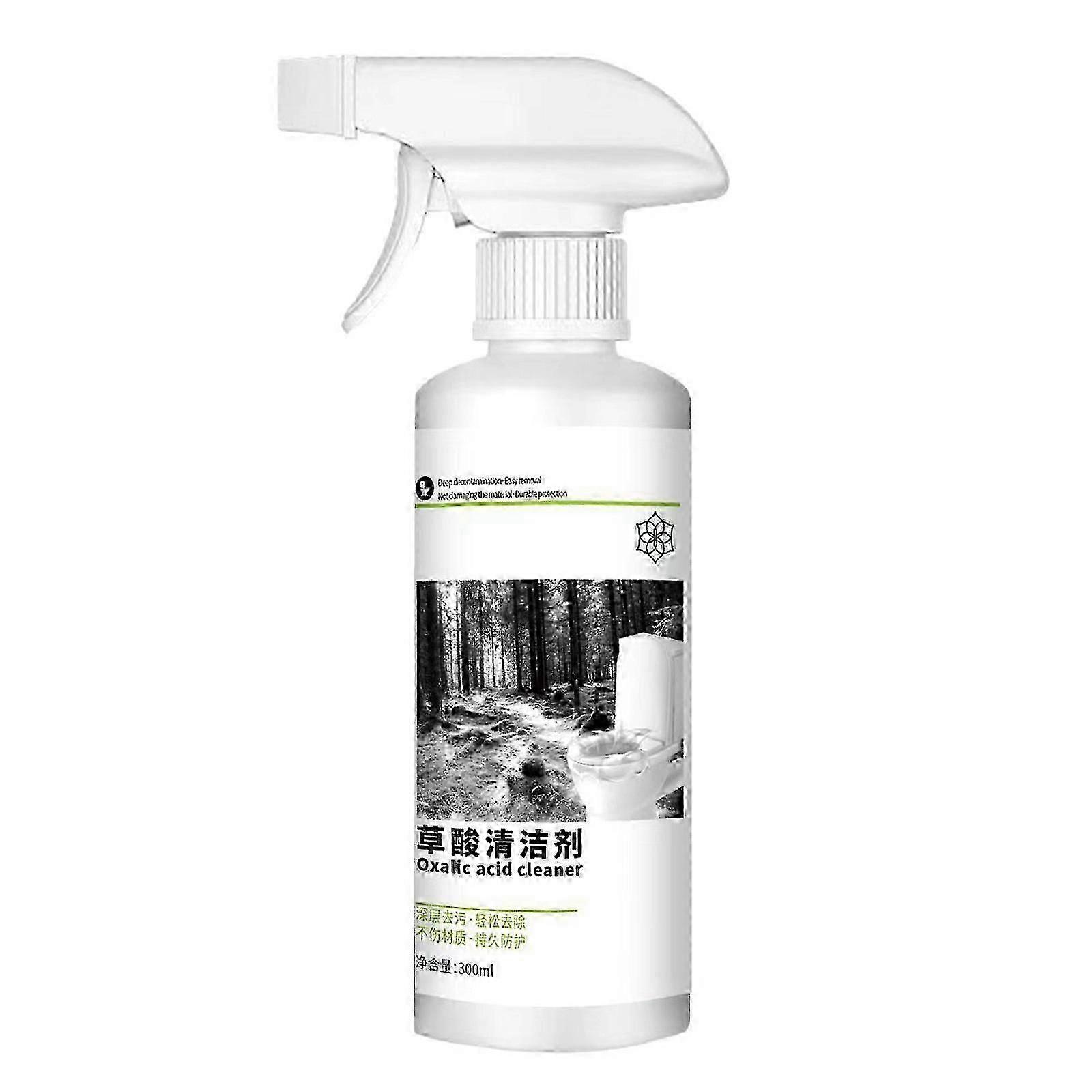 Multi-Purpose Oxalic Acid Stain Remover Spray - 300ml Professional Cleaning Solution for Various Surfaces