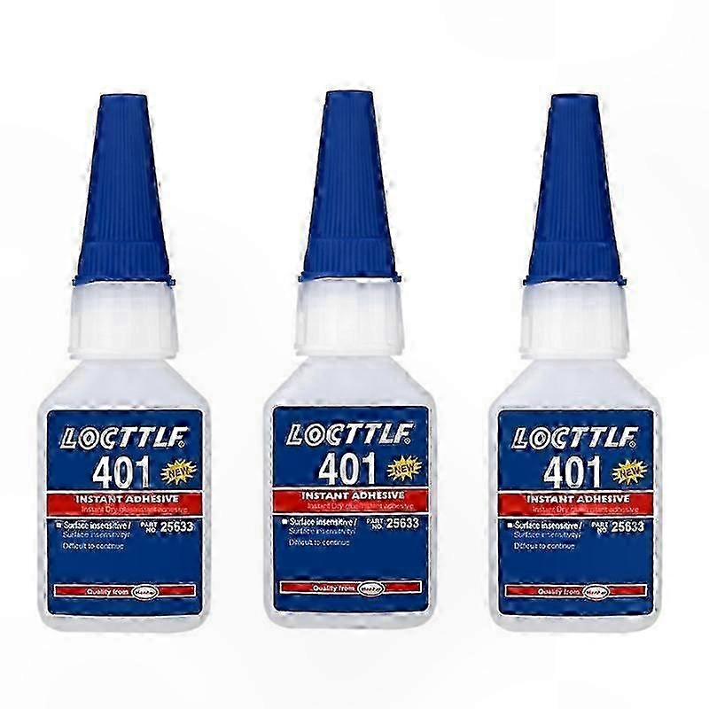3-Pack 20ml Instant Super Glue for Quick Repairs and Crafting