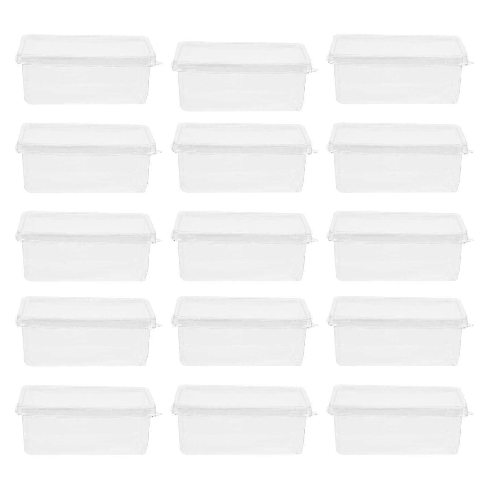 20Pcs Tiramisu Boxes with Lids Clear Mousse Cake Boxes Transparent Cake Boxes Party Cake Casesa