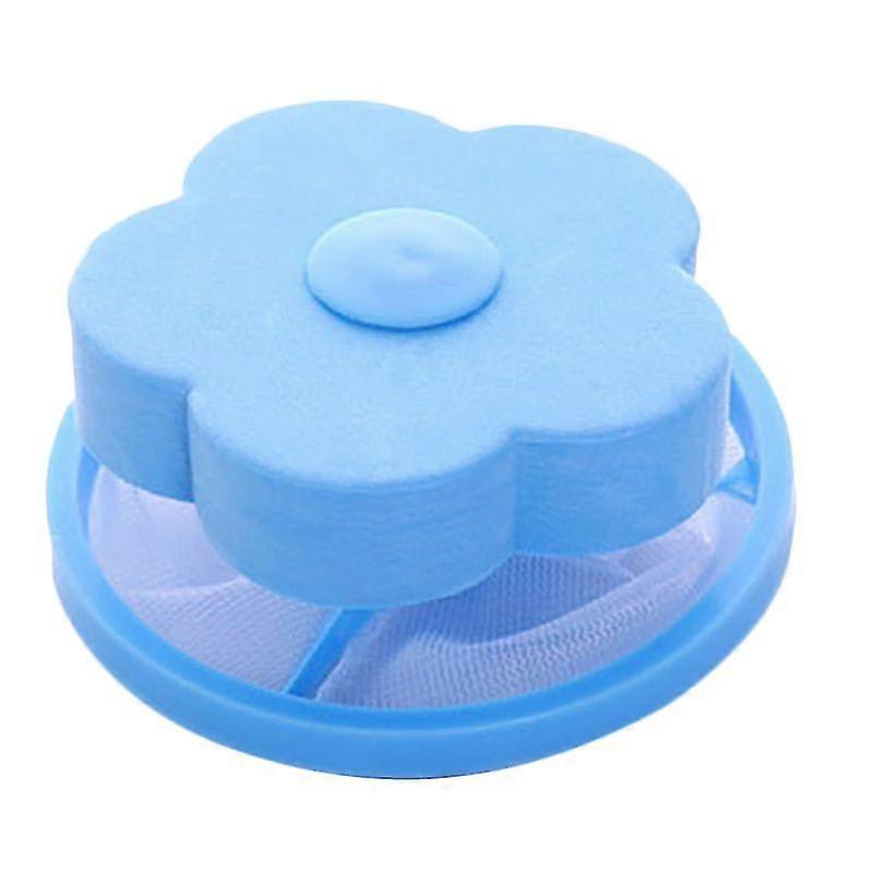 Floating Lint Filter Mesh Bag Floating Washing Machine Filter Net Flower Shaped Reusable