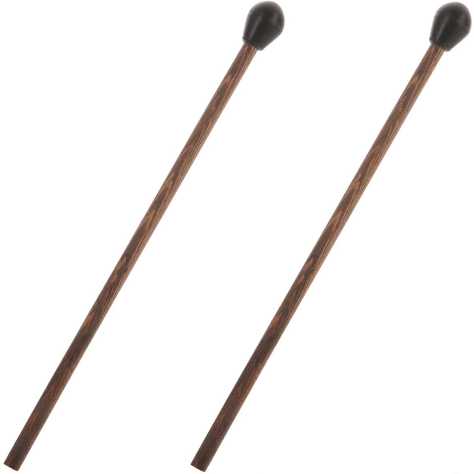 Music Instrument Drumsticks Tongue Drum Mallet for Displaying 10Pcs Black