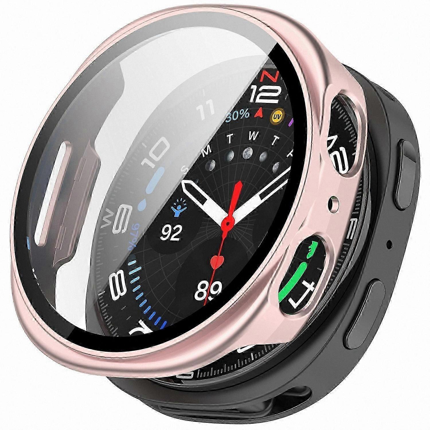 44mm Tempered Glass Screen Protector Case for Galaxy Watch-Compatible Models