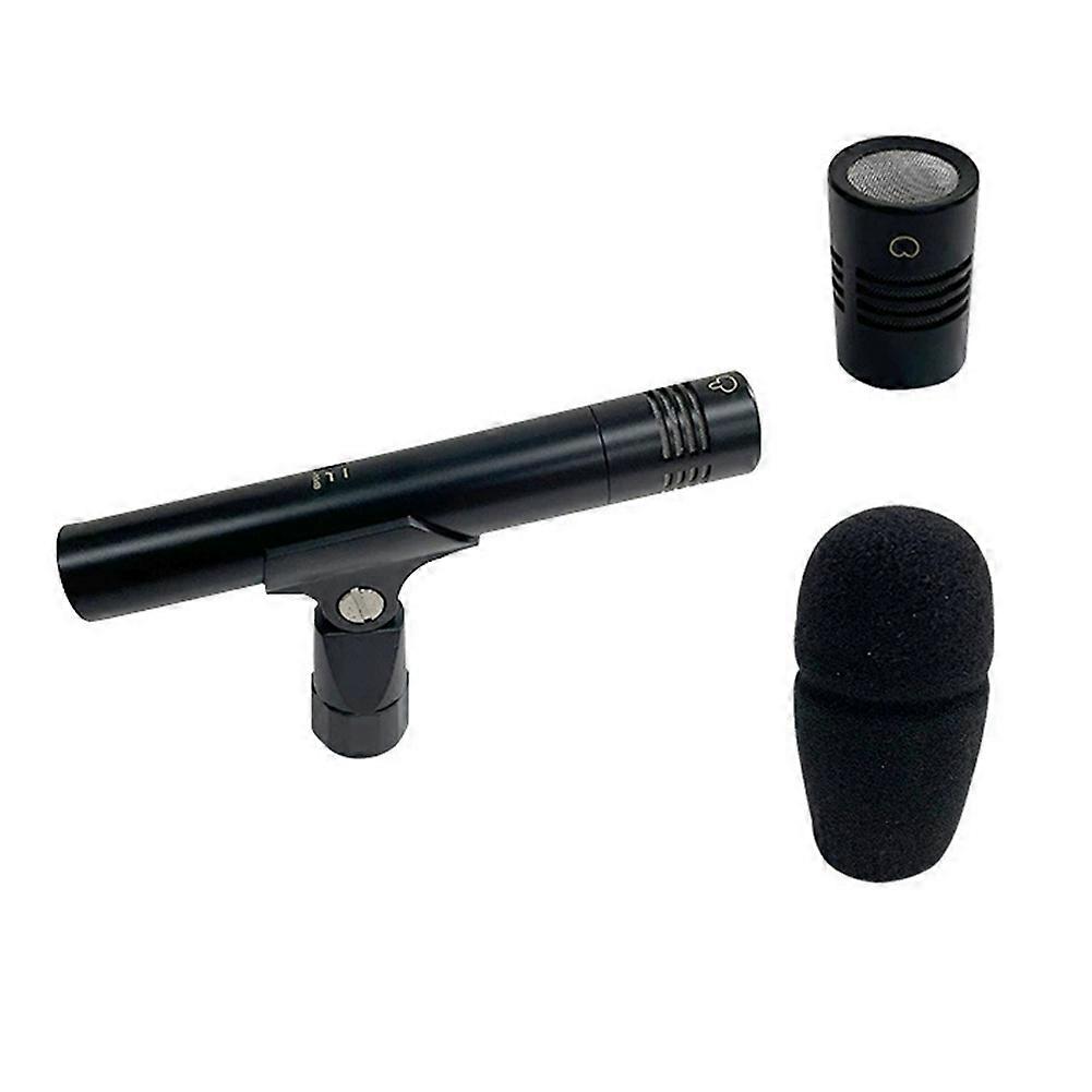 DR-60C Professional Diaphragm Condenser Microphone Supercardioid Mic with Cardioid Microphone Head Pickup Microphone