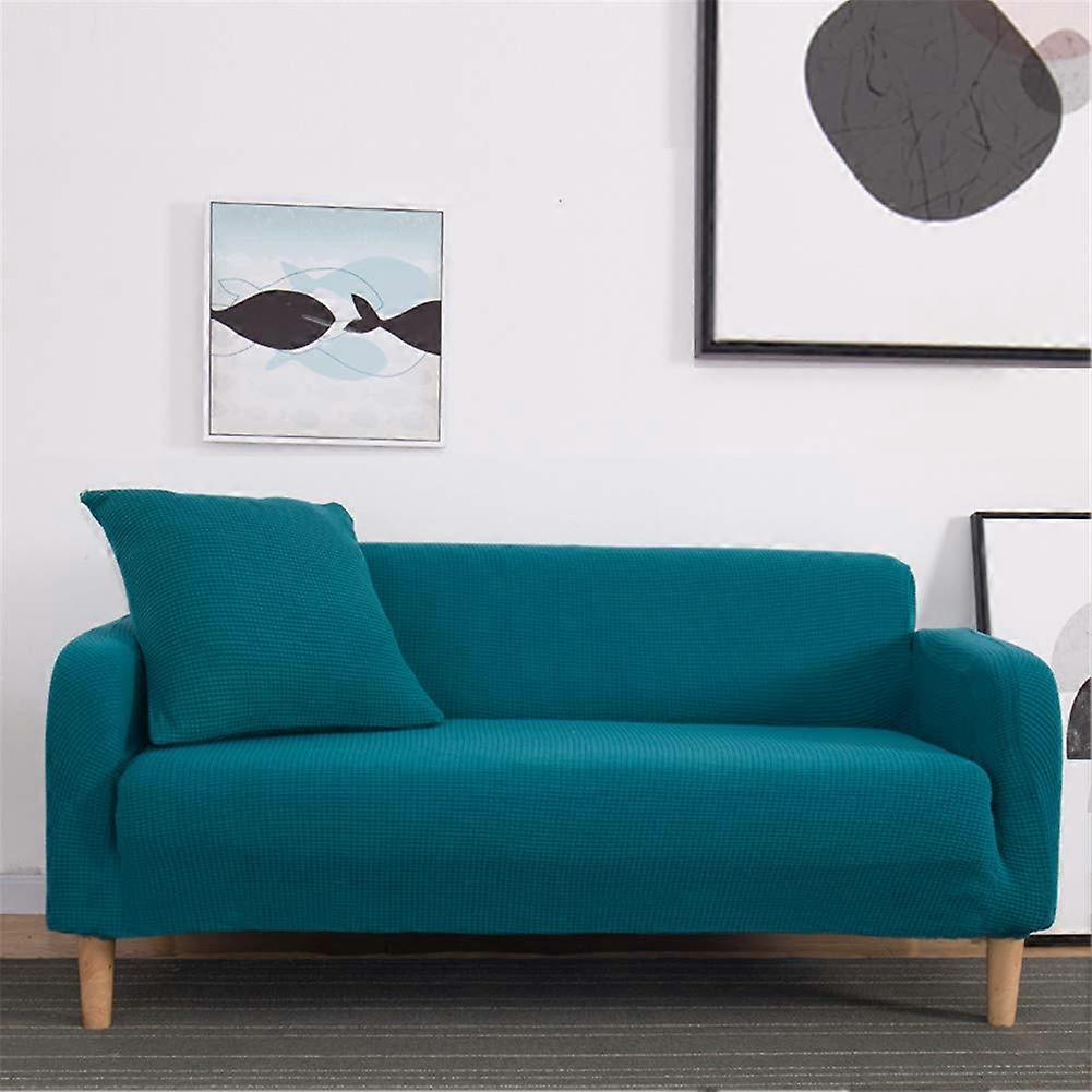 Sofa Slipcover Elastic Fabric Bluestone 3 Seater 190230cm Washable Couch Protector