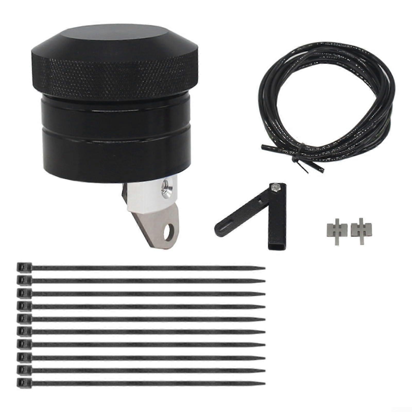 Motorcycle Chain Lubricator Lubrication System Oiler Kit For Chain Drive Bikes Aluminum Alloy Black Ref: 2234