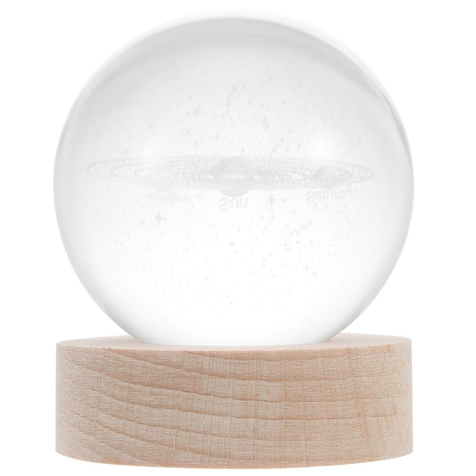 Sphere Led Light Glowing Crystal Members Gift 1Set