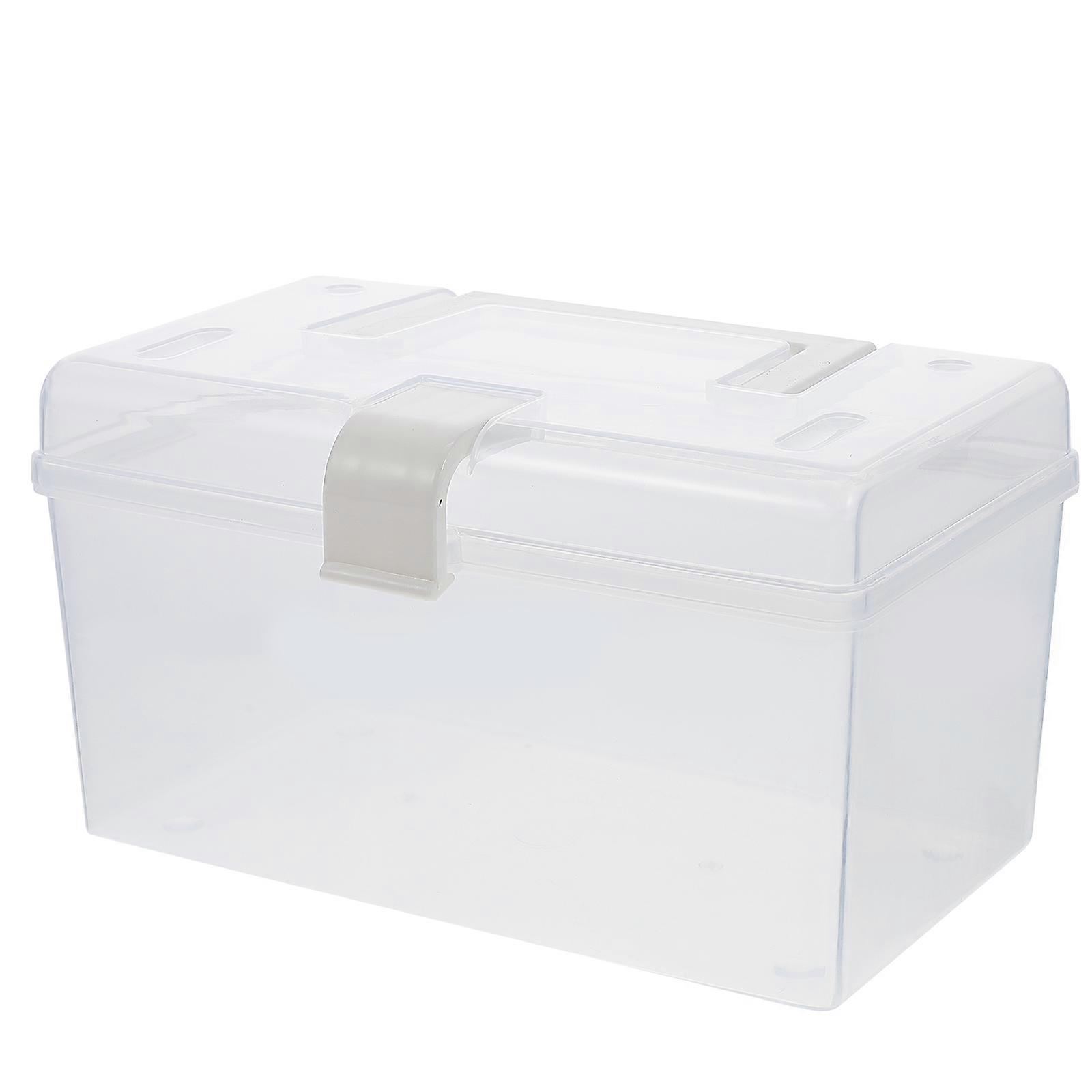 1Pcs Portable Mask Storage Box for Dustproof Use Transparent Plastic Case
