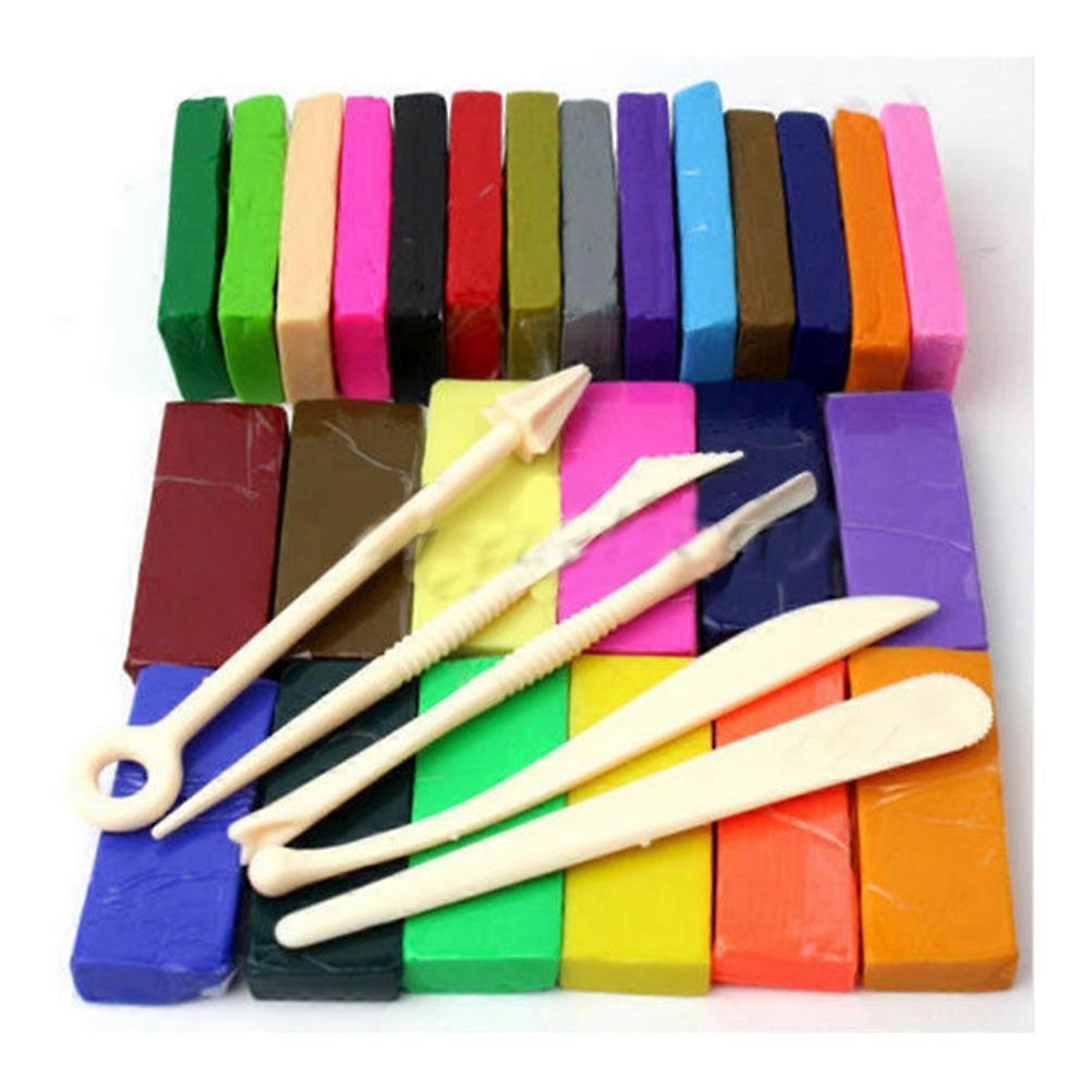 Polymer Clay Block Modelling Tool Set for Creative Arts and Crafts 3Pcs 5 Tool