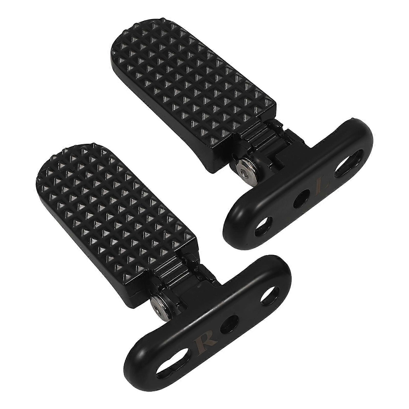 Electric Moped Rear Foot Pegs Round Shape Stability For Cyclists Riding 1 Pair
