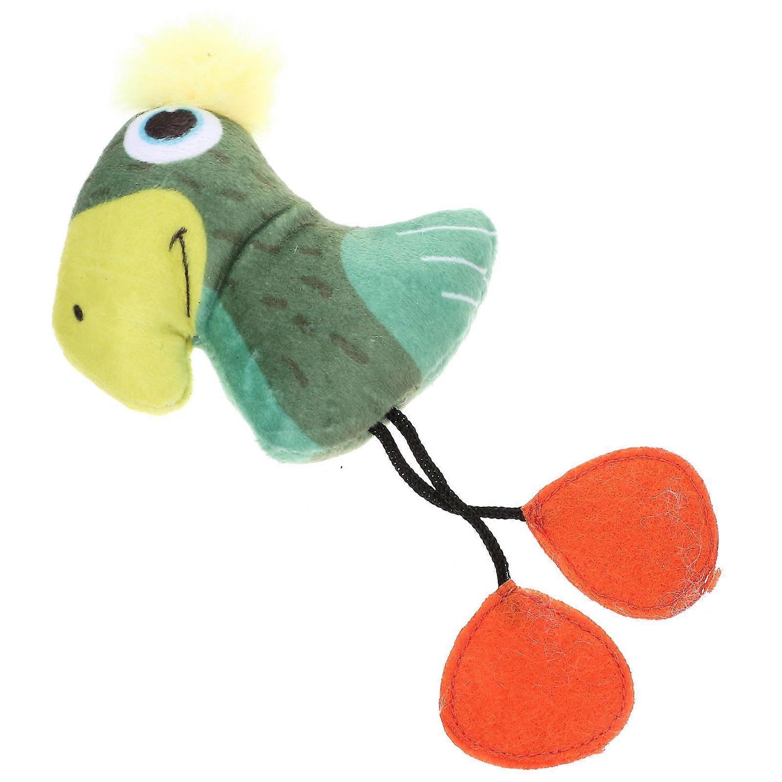 Interactive Cat Toy Cartoon Shape Catnip Toy for Pets 2Pcs Plush Material