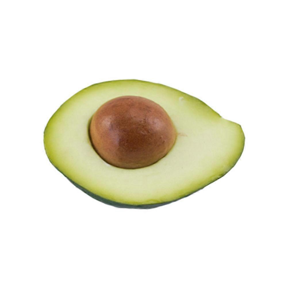 Realistic Avocado Prop Decorative Fruit Model for Photography 2Pcs