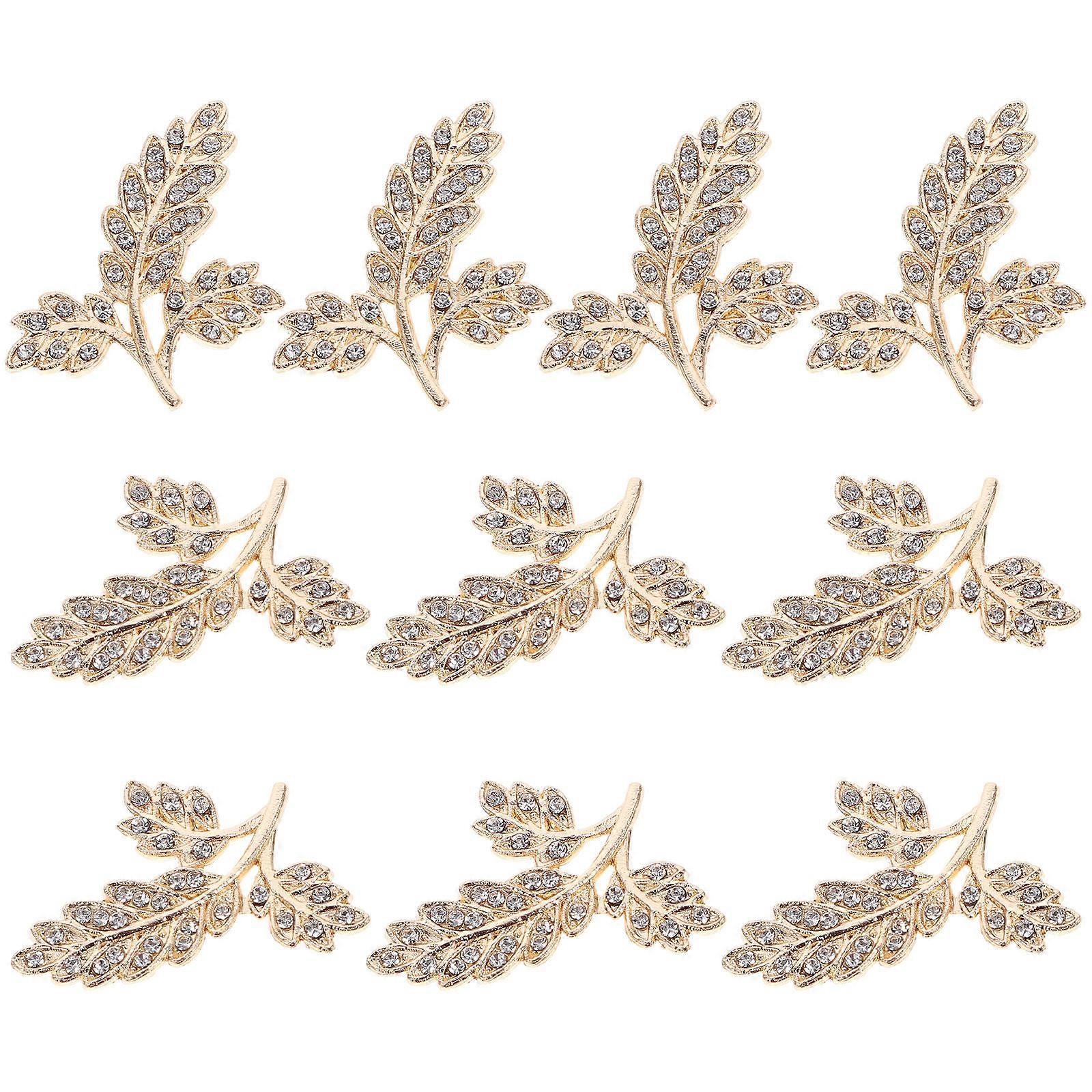 Leaf Charms for Decorative Crafts 30Pcs Iron Material