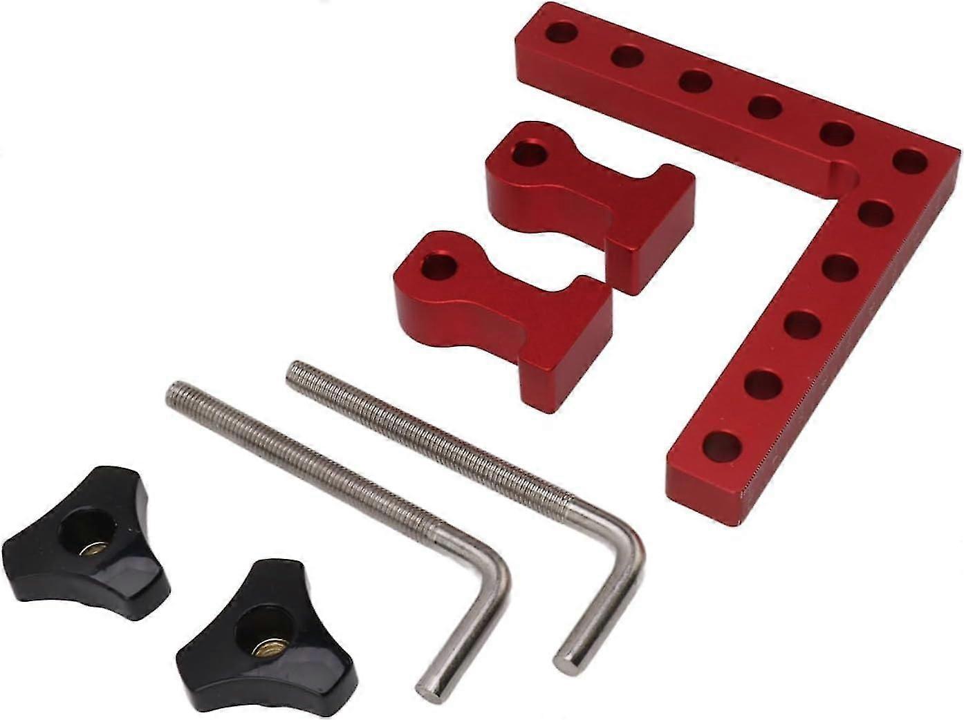 90 Degree Positioning Squares, Woodworking Fixed Angle Clamp Multifunctional Cnc Machining Rust Resistant For Furniture Cabinets (mmol/l)