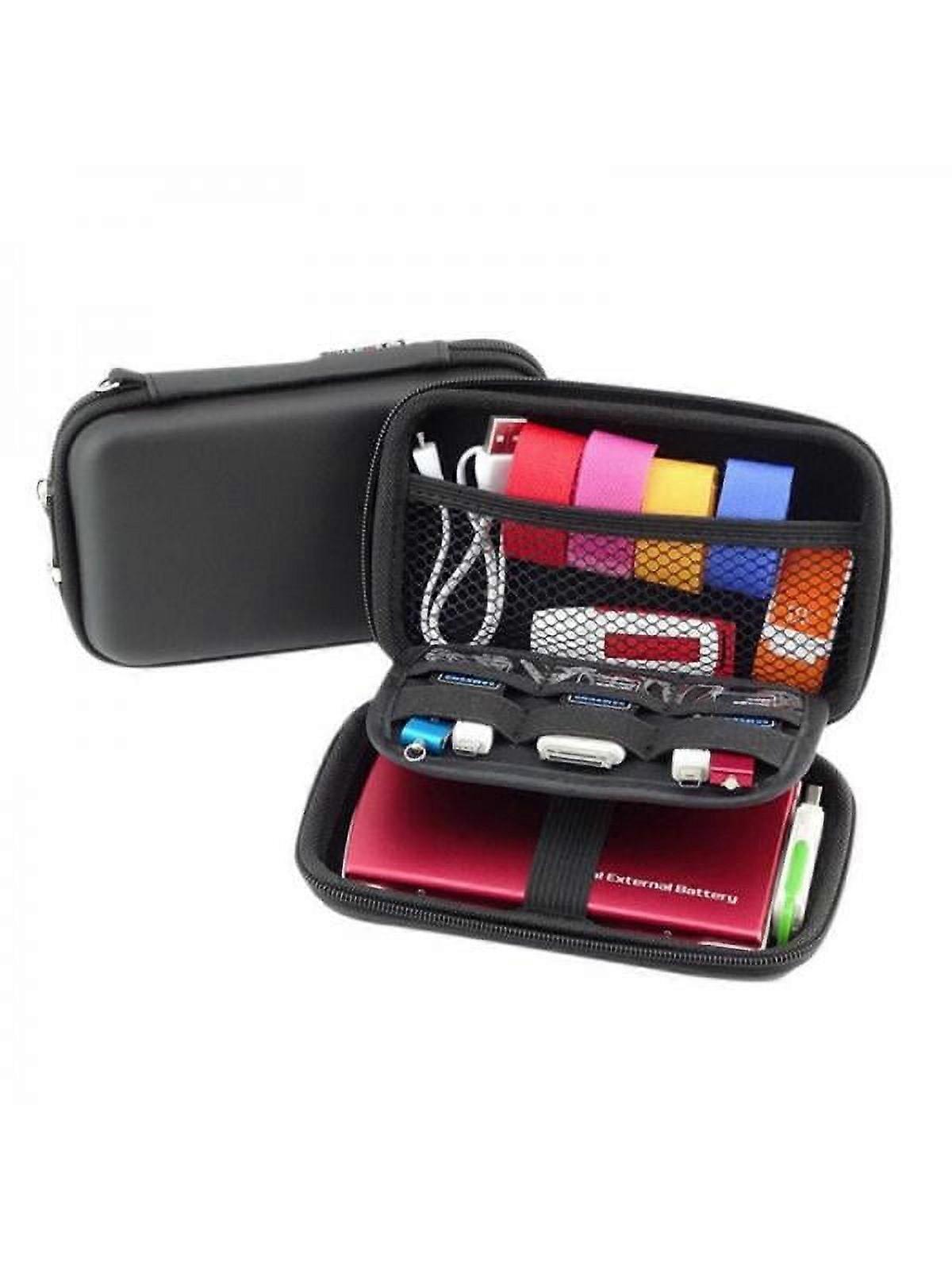 MarinaVida Portable USB Flash Drives Case Organizer Digital Storage Pouch Data Earphone Cable Bag