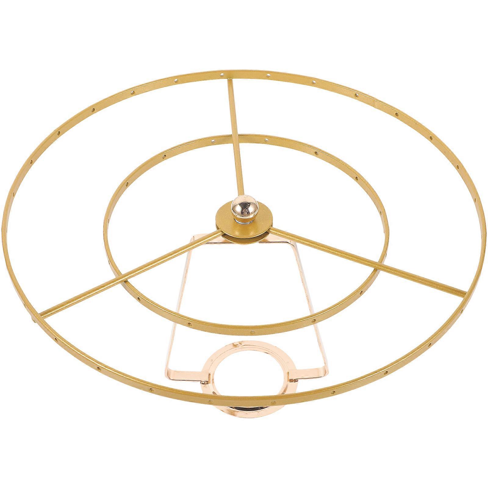 Metal Lampshade Frame Set for Vintage Table Lamp Decor 3Sets