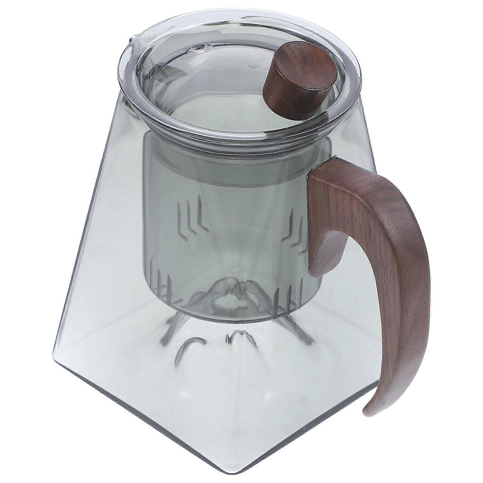 2Pcs Transparent Tea Kettle Infuser Stylish Small Teapot Suitable For Home Use Featuring Efficient Pouring
