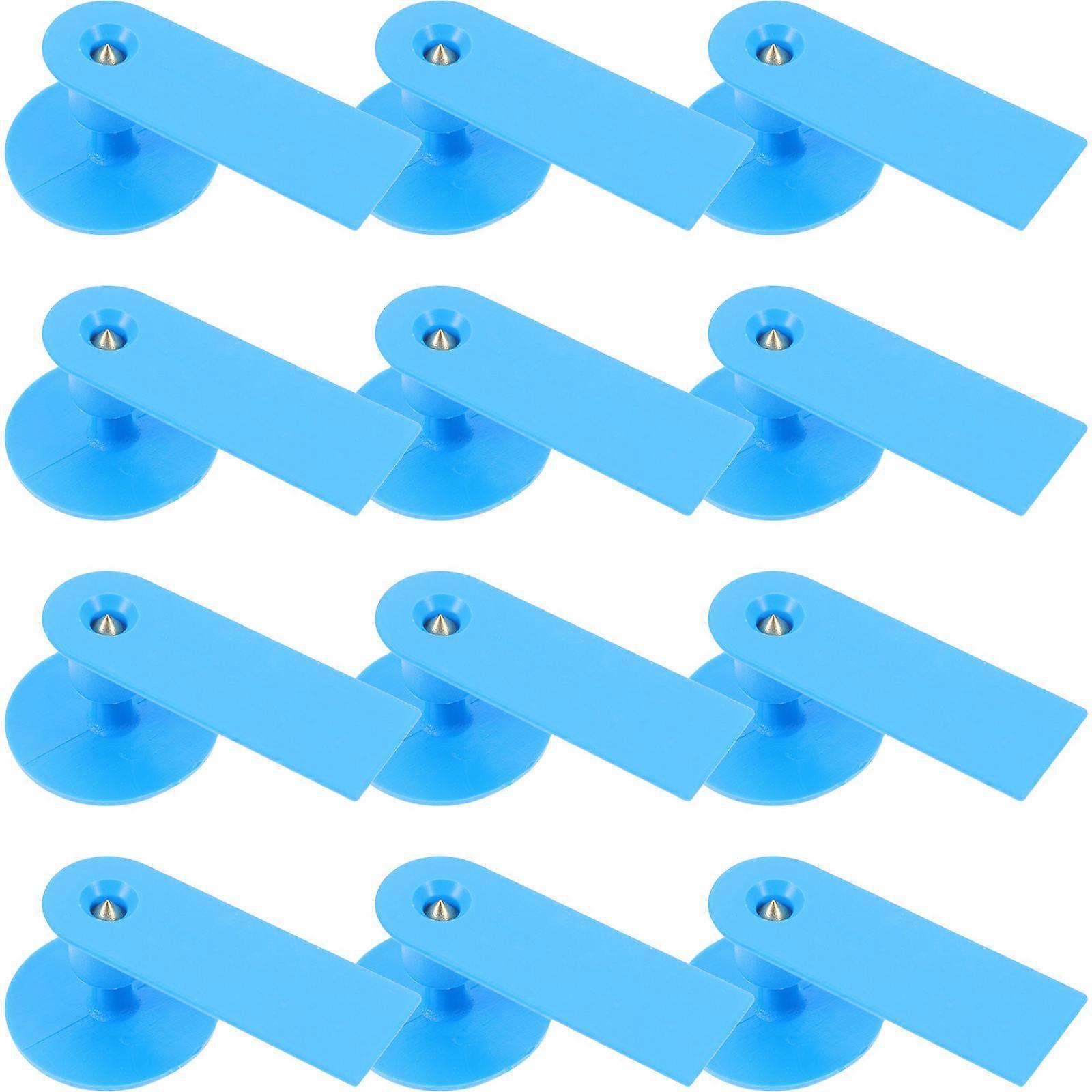 400Pcs Plastic Cattle Ear Tags for Livestock Identification Blue Tpu