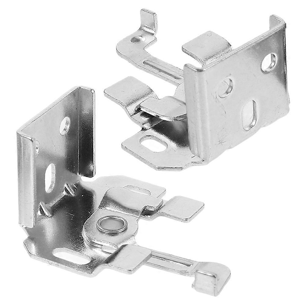 Replacement Brackets for Roman Shade Fixing 8Pcs Silver Metal Mounting Kit