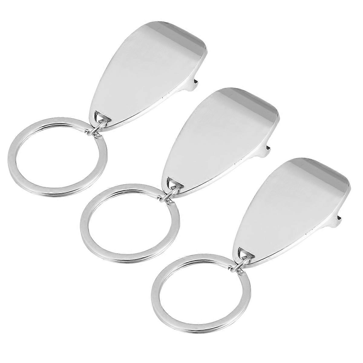 Opener Keychain Alloy Bottle for Opening Bottle 6Pcs