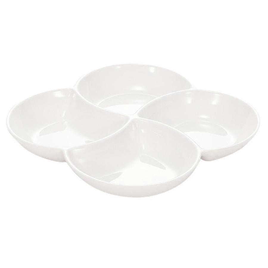 Divided Plate 4 Compartment Dishwasher Safe Serving Platter Bar