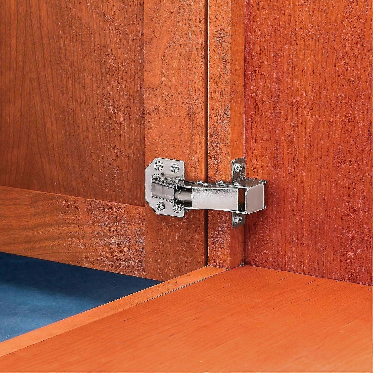 Surface-Mount Face-Frame Cabinet Hinges  Heavy-Duty, No-Mortise Self Closing