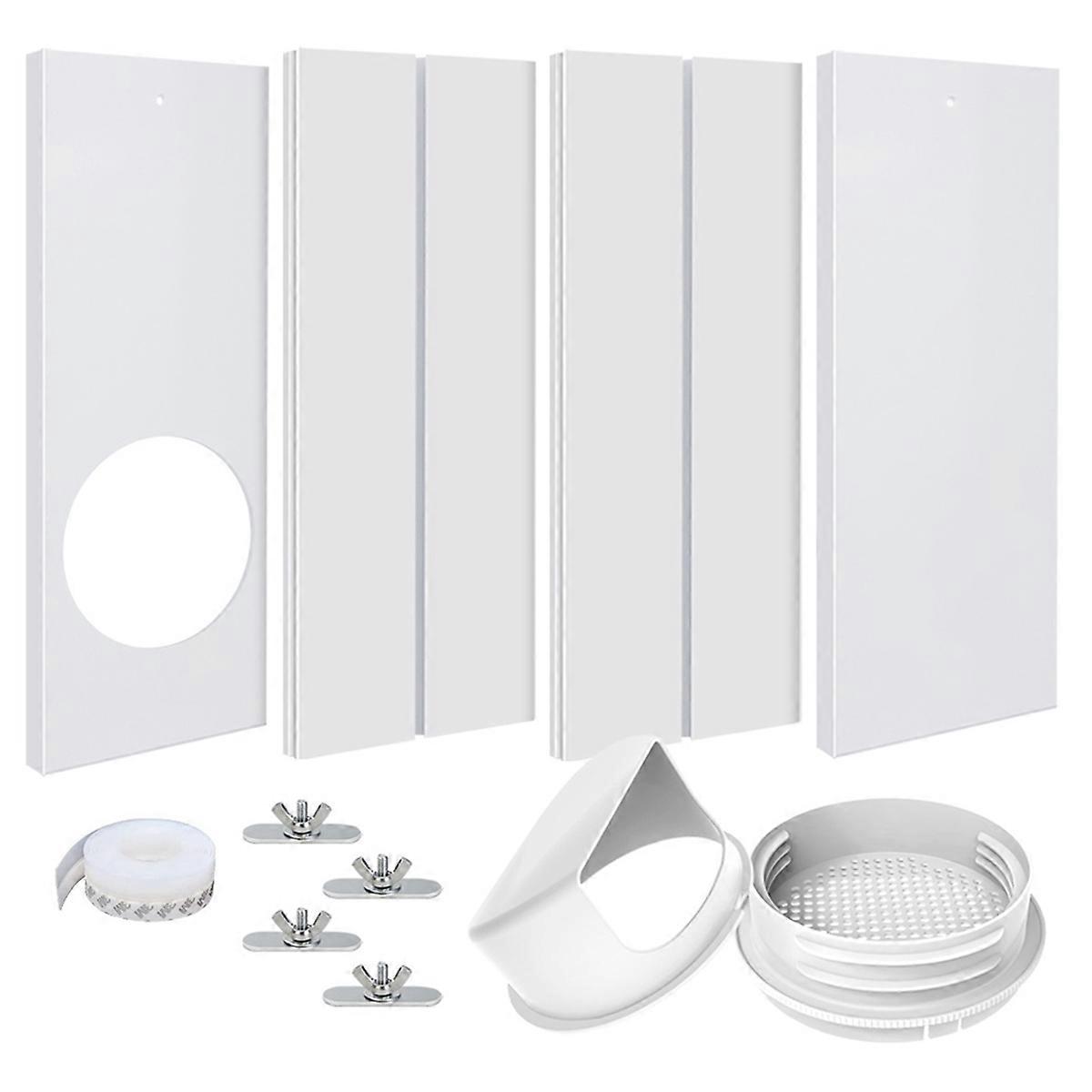 AC Window Ventilation Kit with 5.1 Inch and 5.9 Inch Universal