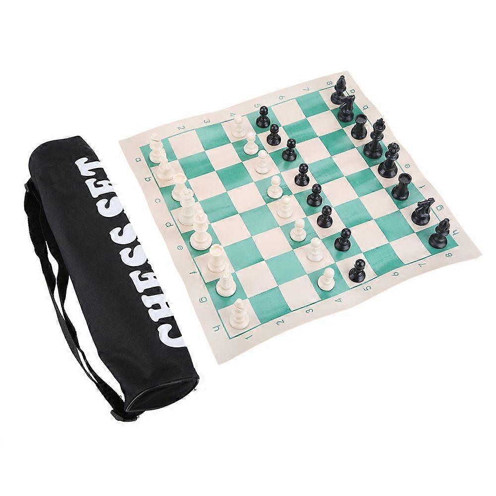 Portable Chess Set with Backpack Promote Children 's Intelligence Game