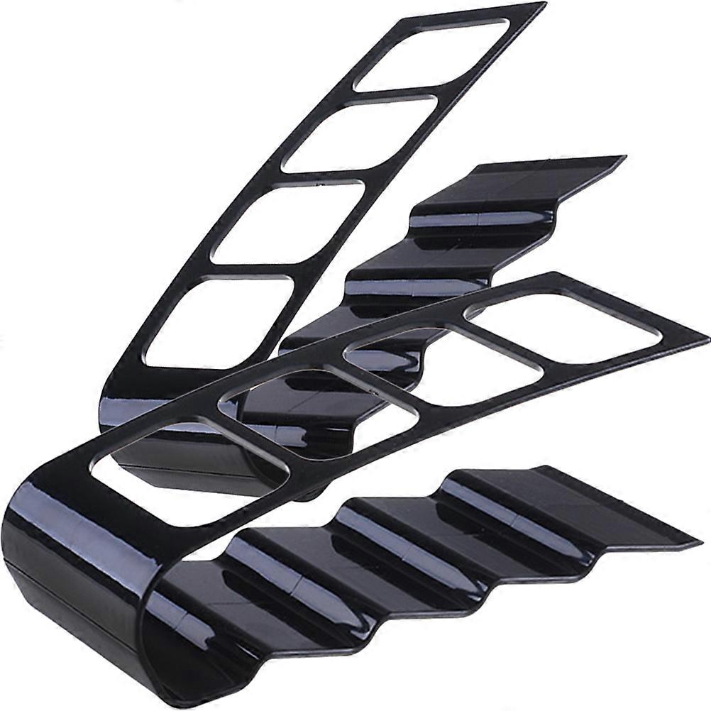 Remote Control Holder Organizer for Table 8Pcs Black Multi-Use Storage