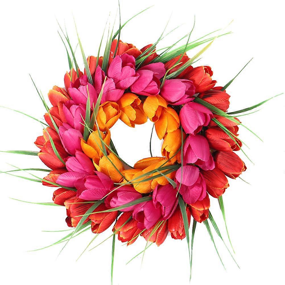 Artificial Floral Garland Decoration For Homeowners Multi Color 30 X 30 X 8Cm 1Pack