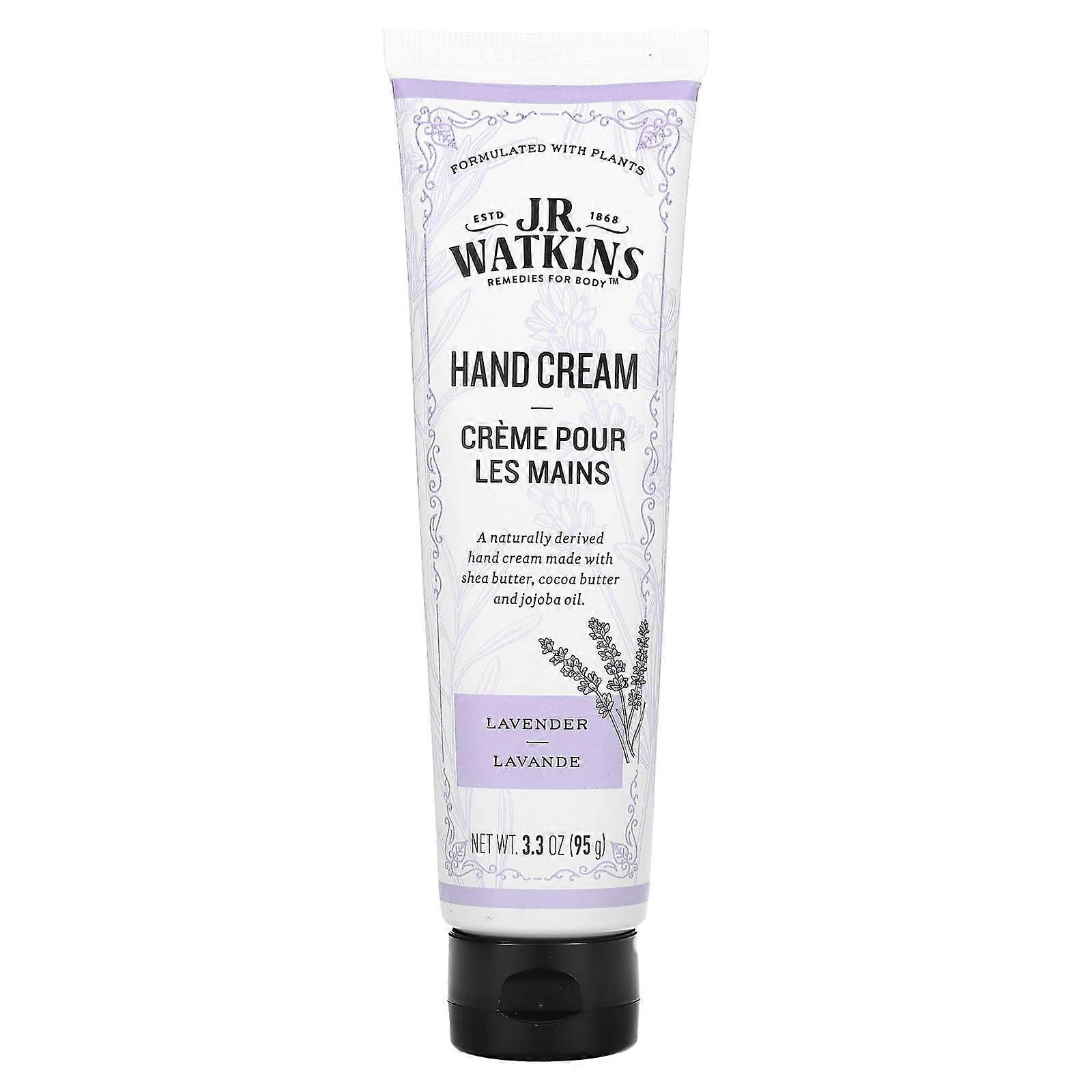 Hand Cream, Lavender, 3.3 oz (95 g)