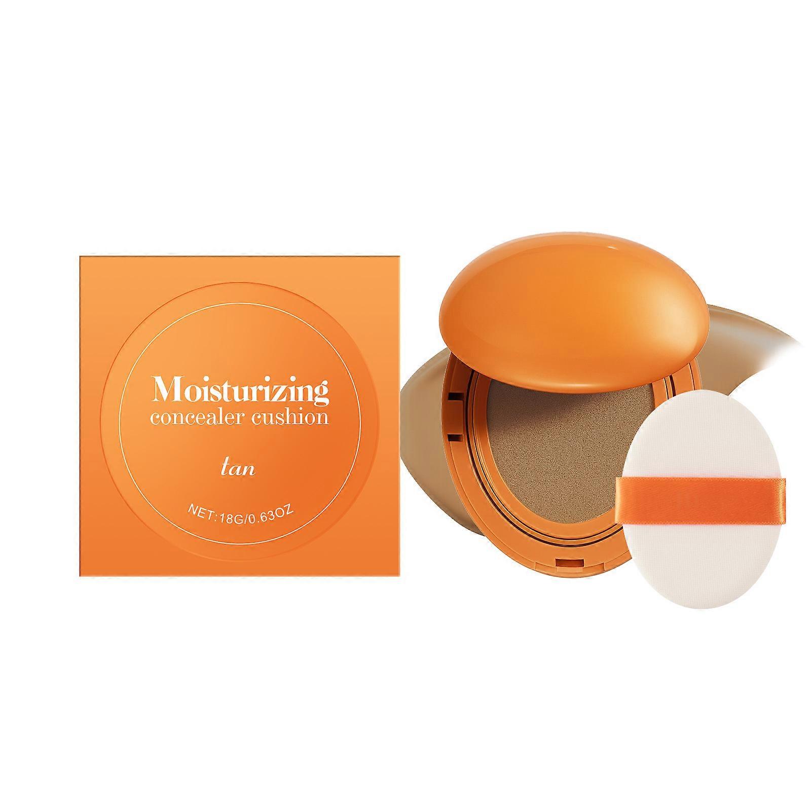 AMZ The Brown Moisturizing Concealer Cushion Is Naturally Long-Lasting, Light And Thin, And Fits Well To Enhance Skin Tone. It Is Also A Hydrating And