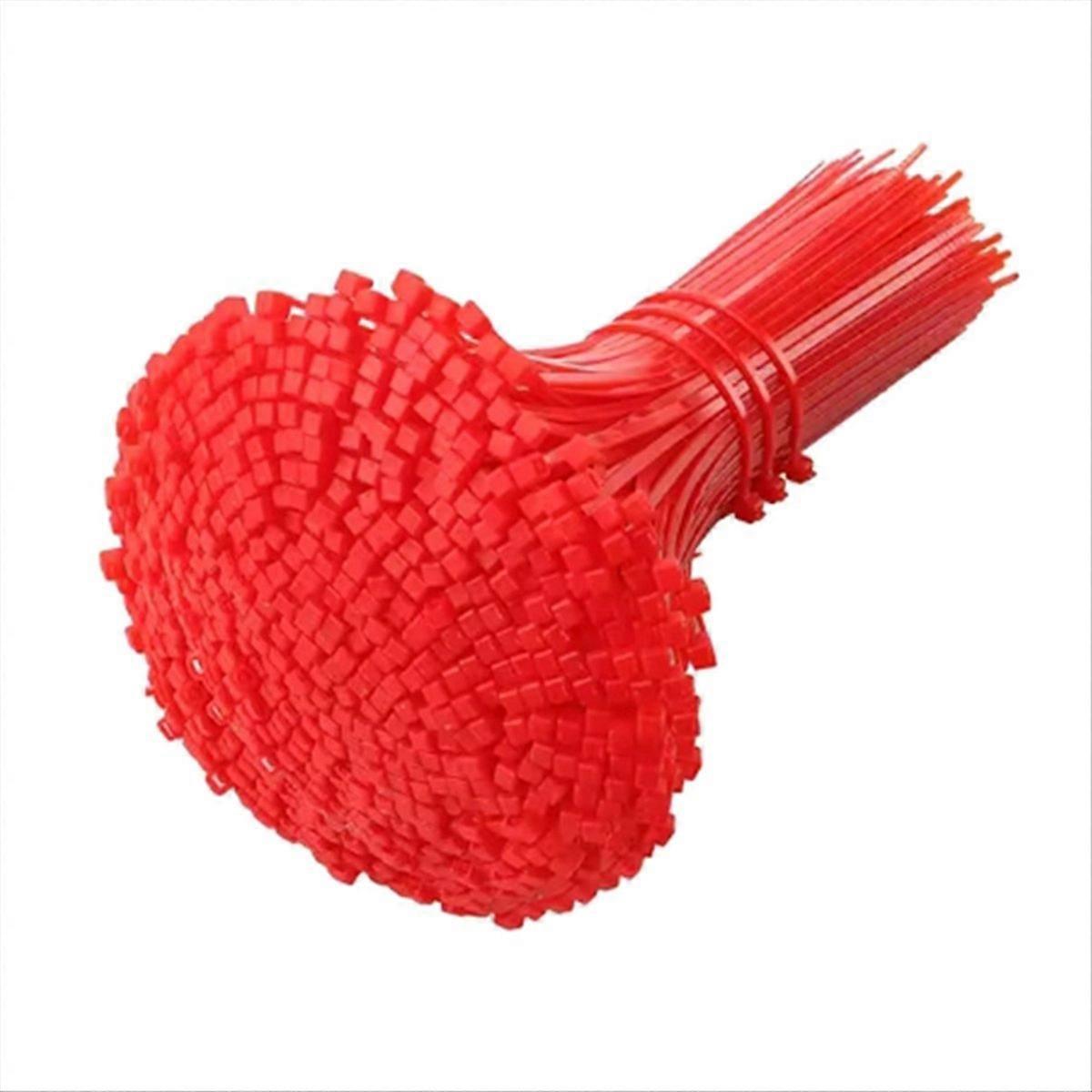 100pcs Plastic Nylon Cables Zip Ties Multi-Purpose Self Locking Cord