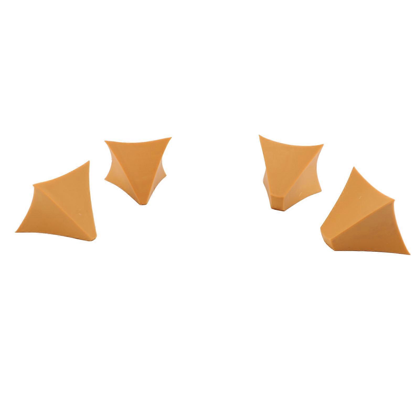 4PCS Silicone Seam Tools TPR 4mm 6mm 10mm 16mm Reusable Caulking Applicator Finishing Tool for Smoothing 