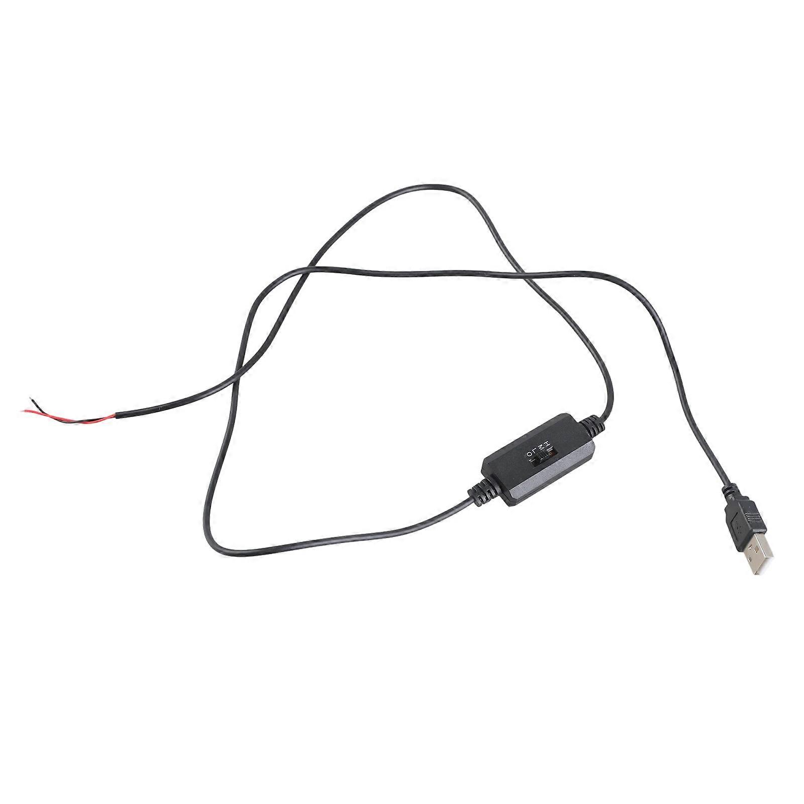 DC5V Motor Variable Speed Controller Wire USB to 2Pin For PC Cooling Industrial Equipment And Hobbyist Applications Multicolor