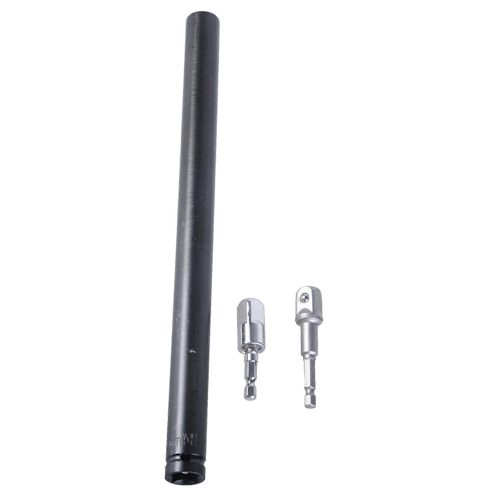 9/16" Hollow Socket Tool With 1/2" Impact Adapter And Hexagonal Shank Suitable For Extended Reach Overhead Applications Multicolor