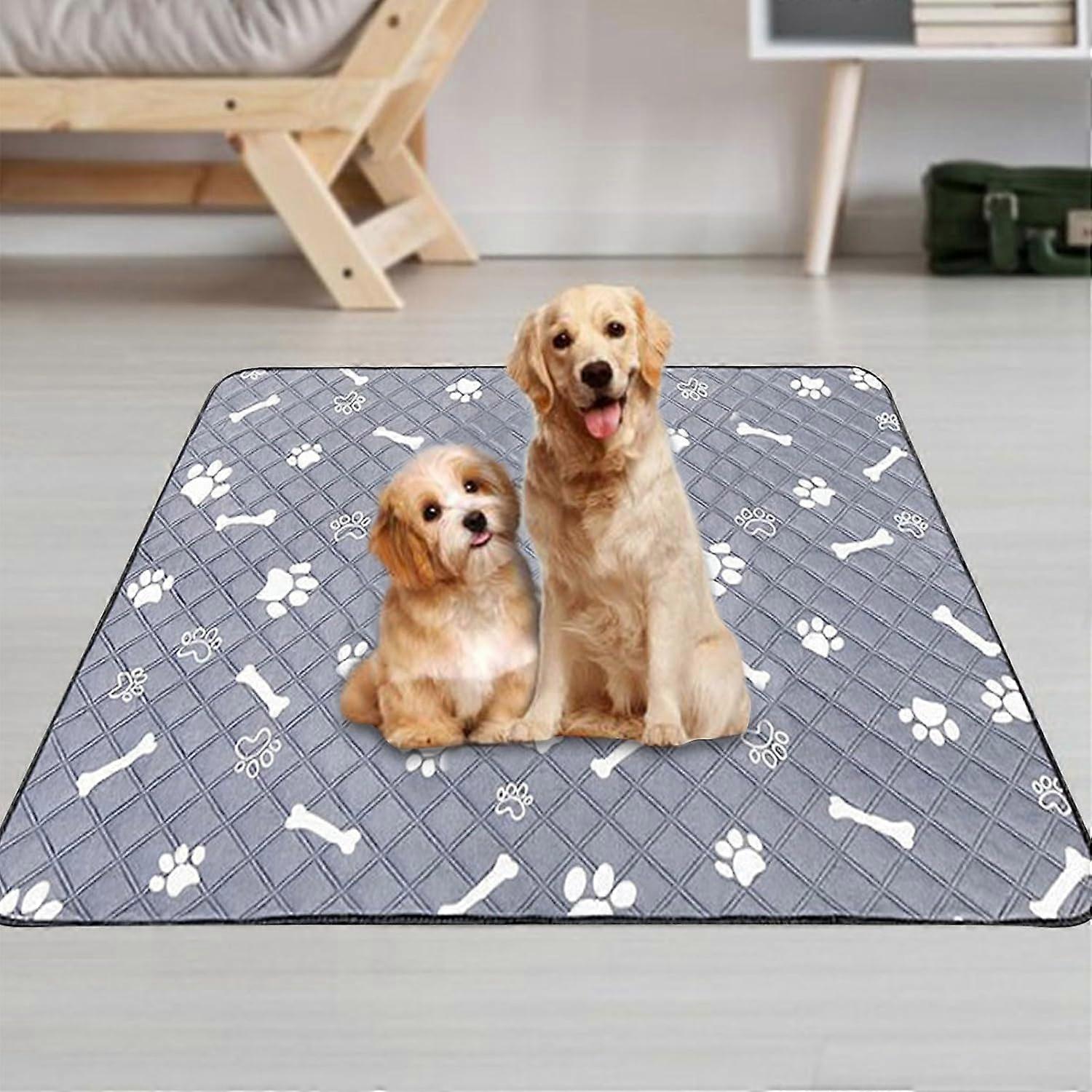 Washable Pet Mat For Dogs And Cats Bone Pattern Sitting Pad Model A One Size