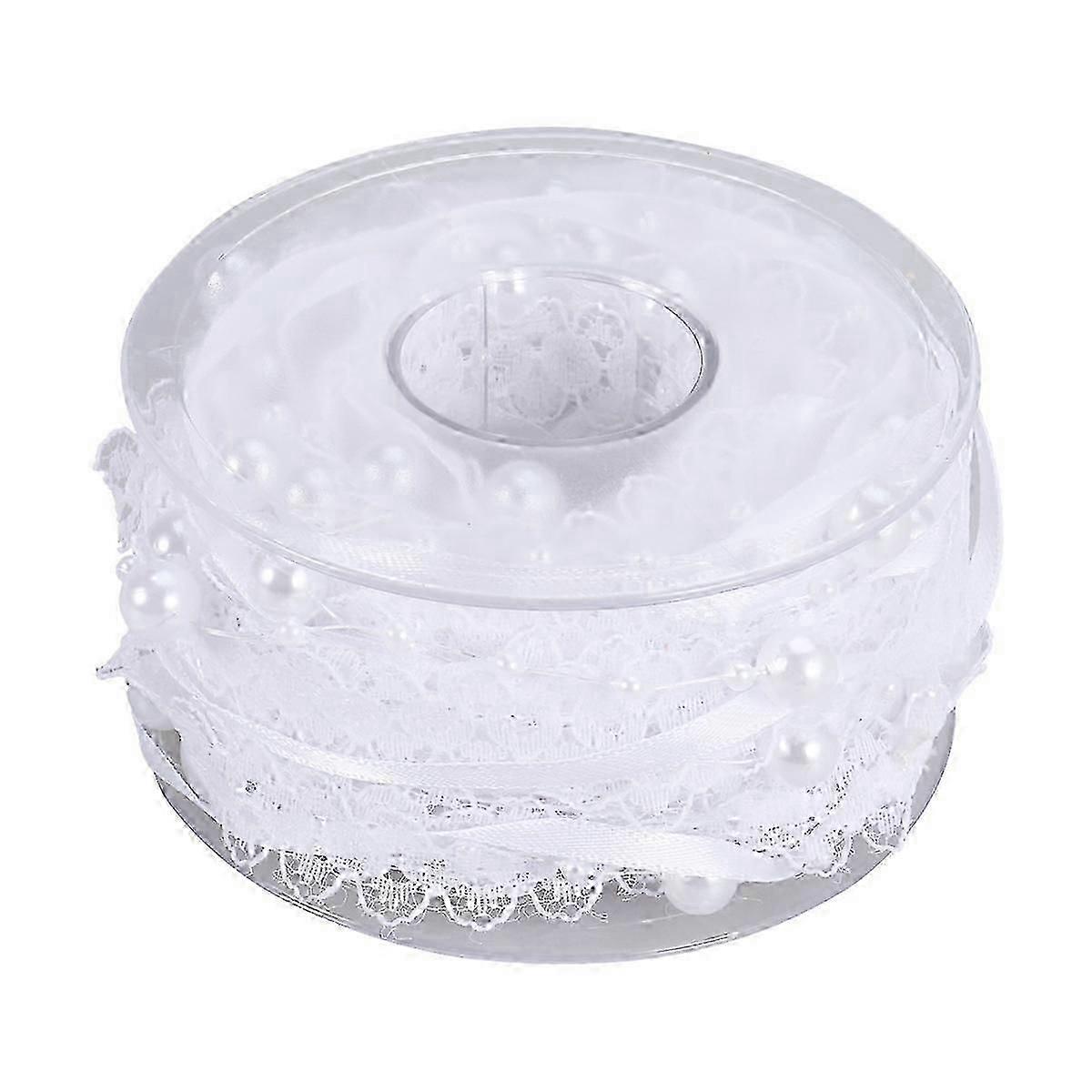 蕾丝丝带串珠丝带珍珠串缎丝带欧根纱丝带婚礼装饰